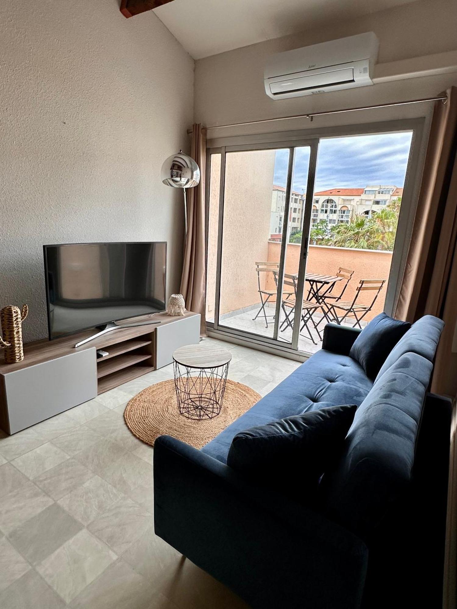 Evasion Setoise - Appartement Avec Balcon Vue Marina, Climatise, Parking - Situe A 200M De La Plage Сет Экстерьер фото